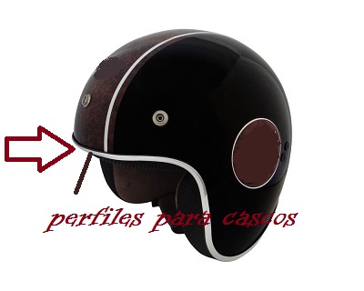 perfiles para cascos, perfil para casco de moto